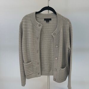 Sanctuary Gray Ribbed Cardigan